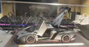 活石蘭博基尼車(chē)模合金汽車(chē)模型仿真限量版手辦男生生日禮物跑車(chē)模型 蘭博毒藥【銀】+皮質(zhì)底座防塵罩 黑科技2026火的玩具退役紀念品仿真高檔退伍禮物 曬單實(shí)拍圖