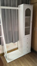 新中式實(shí)木多功能衣帽架家用客廳臥室大容量?jì)ξ锛苤梦锛軖煲录?白色（自行安裝） 100*40*170cm 曬單實(shí)拍圖
