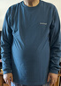 mont·bell 長(cháng)袖t恤男戶(hù)外春夏速干透氣輕便純色簡(jiǎn)約百搭上衣 1114688 BGN藍綠色 2XL 曬單實(shí)拍圖