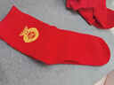 浪莎本命年紅襪子女純棉馬年結婚平安喜慶過(guò)年大紅中筒全棉女襪4雙 曬單實(shí)拍圖