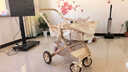 康多貝（KANGDORBE）嬰兒推車(chē)可坐可躺輕便可折疊新生兒減震高景觀(guān)雙向手推嬰兒車(chē)童車(chē) 糯糯米+至尊版+推桿換向+航空鋁車(chē)架+橡膠輪 曬單實(shí)拍圖