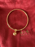 周六福福袋黃金手鐲寶寶兒童推拉足金生日禮物計價(jià)A1015246 約6.46g 曬單實(shí)拍圖