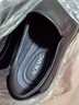 奧康（Aokang）官方春秋季流行商務(wù)休閑皮鞋男士舒適百搭一腳蹬鞋子男黑40碼 曬單實(shí)拍圖