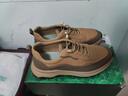 木林森（MULINSEN）品牌男鞋2025秋季新款真皮舒適運動(dòng)跑步鞋男士透氣百搭休閑鞋子男 卡其 39 曬單實(shí)拍圖