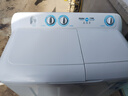 海爾（Haier）半自動(dòng)雙桶雙缸洗衣機 12KG大容量  強力去污洗大件 一級能效家電國家補貼以舊換新 XPB120-81D2 曬單實(shí)拍圖