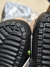 卡駱馳（crocs）女鞋厚底云朵洞洞鞋戶(hù)外休閑時(shí)尚一腳蹬沙灘鞋 206750-001 36-37 曬單實(shí)拍圖