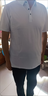 冰絲無(wú)痕短袖POLO衫男夏季薄款商務(wù)休閑彈力短袖涼感純色翻領(lǐng)T恤 【高質(zhì)量涼感特價(jià)清倉】霧霾藍 2XL 建議體重140-150斤可穿 曬單實(shí)拍圖