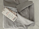京東京造【桑蠶絲】高端polo衫男短袖男士t恤衣服男裝休閑 淺灰 L 曬單實(shí)拍圖