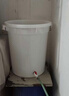 木野村帶水龍頭儲水桶大號塑料桶帶出水口圓桶帶排水養魚(yú)桶大白桶帶輪子 150L無(wú)蓋/白色/帶排水閥[不帶輪] 曬單實(shí)拍圖