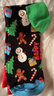 Happy Socks秋冬季款襪子女男襪多巴胺璀璨星星襪中筒襪圣誕時(shí)尚禮盒 歡樂(lè )雪人 2雙 L 41-46 曬單實(shí)拍圖