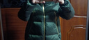 千仞崗冬季羽絨服亮面面包服撞色短款立領(lǐng)時(shí)尚潮流百搭休閑保暖防寒服女 海藻綠 S (160) 曬單實(shí)拍圖