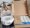 古道品茗 玻璃花茶壺蠟燭加熱日式泡茶壺套裝耐高溫耐熱煮茶壺復古提梁壺 燈籠南瓜壺+南瓜底座 曬單實(shí)拍圖