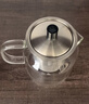 明尊（LIGHTKING）耐熱玻璃茶壺 大容量花茶壺茶水壺304不銹鋼過(guò)濾內膽泡茶壺 S'043/450ml 曬單實(shí)拍圖