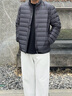 波司登（BOSIDENG）【鵝絨排骨條】26高蓬羽絨服防風(fēng)鎖溫男輕暖外套B260135051 極地灰8270 XL 185/104A 體重約155-170斤 曬單實(shí)拍圖