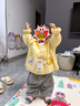 巴拉巴拉童裝外套寶寶上衣嬰兒便服兩件套一衣三穿多彩印花可愛(ài)萌 黃色調00433 100 曬單實(shí)拍圖