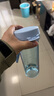 特百惠（Tupperware）正品水杯500ml茶韻隨心杯密封防漏塑料杯運動(dòng)泡茶杯男女學(xué)生杯子 冰水藍 500ml 曬單實(shí)拍圖