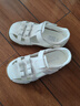 牧童寶寶皮涼鞋夏季鏤空輕便女寶寶學(xué)步鞋軟底甜美公主鞋 牛乳米25 曬單實(shí)拍圖