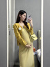 煦依舍孕婦連衣裙套裝春秋2026新款高級感洋氣毛衣外套背心裙針織兩件套 毛衣外套+背心裙（套裝） L 曬單實(shí)拍圖