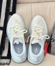 李寧凌波丨休閑慢跑鞋女鞋時(shí)尚透氣舒適輕盈簡(jiǎn)約回彈跑步鞋 【透氣賈卡】云霧白-1 凌波 36 曬單實(shí)拍圖