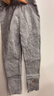 貝瑞加（Babyprints）女童打底褲兒童褲子女寶寶彈力長(cháng)褲女孩春秋底褲木耳邊 灰120 曬單實(shí)拍圖