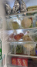 【拍一發(fā)六】食品級保鮮盒冰箱收納整理神器蔬菜水果收納盒lrx1 【拍一發(fā)六】4L大容量透明帶蓋把手 曬單實(shí)拍圖