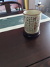 景德鎮陶瓷復古筆筒蘭亭序文創(chuàng  )中國風(fēng)文房毛筆收納筒桌面插筆筒 蘭亭序筆筒+底座 曬單實(shí)拍圖