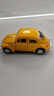 法國私人定制版拉花甲殼蟲(chóng)模型兒童回力復古老爺車(chē)男孩合金小汽車(chē) 黃色大眾甲殼蟲(chóng)合金車(chē)-雙開(kāi)門(mén) 曬單實(shí)拍圖