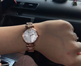 阿瑪尼（ARMANI）滿(mǎn)天星鑲鉆防水女士手表玫瑰金時(shí)尚名牌超薄簡(jiǎn)約腕表情人節禮物 AR11316玫瑰金白盤(pán) 曬單實(shí)拍圖