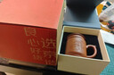 京東京造 宜興紫砂杯 手工泡茶杯【原礦紫泥】茶具水杯 竹韻杯450ml禮盒裝 曬單實(shí)拍圖