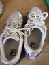 斐樂(lè )（FILA）楊冪同款官方蕨草2S女鞋老爹鞋2026春季新款休閑厚底鞋子運動(dòng)鞋 藕灰/雪白-VS 37.5 曬單實(shí)拍圖