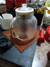 SUBOAER蘇泊同款養生壺0膠水全玻璃恒溫壺煮茶壺煮茶器辦公室多功能燒水壺花茶壺家用電熱水壺 【全玻璃花茶壺】濾網(wǎng)款 1.5L 曬單實(shí)拍圖