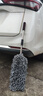 洗車(chē)除塵工具洗車(chē)專(zhuān)用拖把汽車(chē)清潔拖把車(chē)用軟毛伸縮清潔車(chē)載用 灰色升級大刷【可伸縮】 曬單實(shí)拍圖
