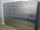 中興迅達不銹鋼水杯柜車(chē)間員工多格水杯架茶水間茶杯放置柜工廠(chǎng)收納儲物柜 不銹鋼60格水杯柜-201 曬單實(shí)拍圖