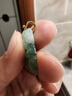 XD吊墜扣頭玉墜扣S925銀扣子翡翠吊墜扣銀扣頭項鏈扣配件 金色一個(gè) 光面特小號【斜孔款】P3037 曬單實(shí)拍圖