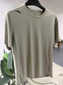 安踏短袖男夏季新款冰絲t恤透氣半袖速干衣運動(dòng)健身吸濕體恤男裝 【速干透氣-肩膀潮流標】青玥綠 L /175 （適合120-140斤） 曬單實(shí)拍圖