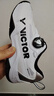 威克多（VICTOR）正品victor勝利羽毛球鞋世界冠軍力薦緩震抗扭運動(dòng)鞋音爆A-BOOM A-BOOM AC白黑【均衡穩固】  送襪子*1 39 (245mm) 曬單實(shí)拍圖