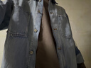 蓋璞男裝夏季款棉萊賽爾混紡翻領(lǐng)牛仔服常規外套美版744571 曬單實(shí)拍圖