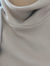Mom Jane哺乳上衣秋衣孕婦裝打底衫長(cháng)袖外出喂奶高領(lǐng)秋冬款免穿內衣月子服 淺卡其-100棉-220g略厚-不可插墊 XL 曬單實(shí)拍圖