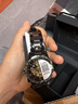 帝茲（DiziziD）手表男士機械表全自動(dòng)鏤空腕表夜光防水高中生學(xué)生禮物送男友 【全自動(dòng)機械機芯】黑殼黑面鋼帶 曬單實(shí)拍圖