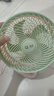 駱駝電風(fēng)扇家用桌面小風(fēng)扇臺式電扇循環(huán)扇制冷臥室學(xué)生宿舍辦公室床頭大風(fēng)力搖頭扇 夾扇-清爽綠-三檔風(fēng)/可搖頭 單機-自帶1.3米線(xiàn) 曬單實(shí)拍圖