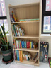 千禧華府書(shū)架立式落地實(shí)木書(shū)架書(shū)柜落地一體靠墻兒童置物架客廳飄窗柜五層 曬單實(shí)拍圖