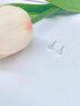 戚小米純999足銀小花朵耳釘女生款螺絲擰扣耳環(huán)睡覺(jué)免摘養耳洞銀耳飾品 【999足銀】花朵螺旋一對 曬單實(shí)拍圖