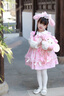 G.duck小黃鴨童裝洛麗塔公主裙女童連衣裙春秋季美樂(lè )蒂生日禮服蓬蓬裙女 美樂(lè )蒂長(cháng)袖+裙撐 110 建議4~5歲（100-110cm） 曬單實(shí)拍圖