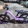 喜爾唯兒童平衡車(chē)可調節1到12歲寶寶滑步車(chē)小孩自行車(chē)輕便無(wú)腳踏自行車(chē) 14寸 暗夜紫【4-8歲適用】 +禮包 曬單實(shí)拍圖