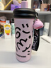 炊大皇保溫杯316醫用級不銹鋼茶倉分離吸管大容量水杯夾心烏梅600ml 曬單實(shí)拍圖