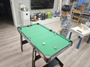 貝趣臺球桌兒童家用迷你6-12歲小型可折疊玩具男孩生日圣誕節新年禮物 97CM高腳可折疊【國標E1】桌面免安裝 3-7-8-11-14歲成人超大號桌球臺 曬單實(shí)拍圖