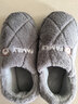 俞兆林棉拖鞋男女居家用室內簡(jiǎn)約保暖毛絨包跟防滑棉鞋 YI004 曬單實(shí)拍圖