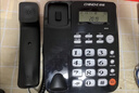 中諾電話(huà)機座機固定電話(huà)有線(xiàn)來(lái)電顯示一鍵撥號雙接口免電池C258黑色辦公伴侶 曬單實(shí)拍圖
