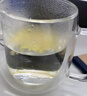 GLASSLOCK水杯雙層玻璃杯家用茶杯耐冷熱帶把手防燙辦公室隔熱咖啡杯290ml 曬單實(shí)拍圖