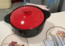 愛(ài)仕達（ASD）砂鍋陶瓷煲湯鍋燉鍋2.5L耐高溫淺湯煲仔飯鍋明火專(zhuān)用RXC25B3WG-O 曬單實(shí)拍圖